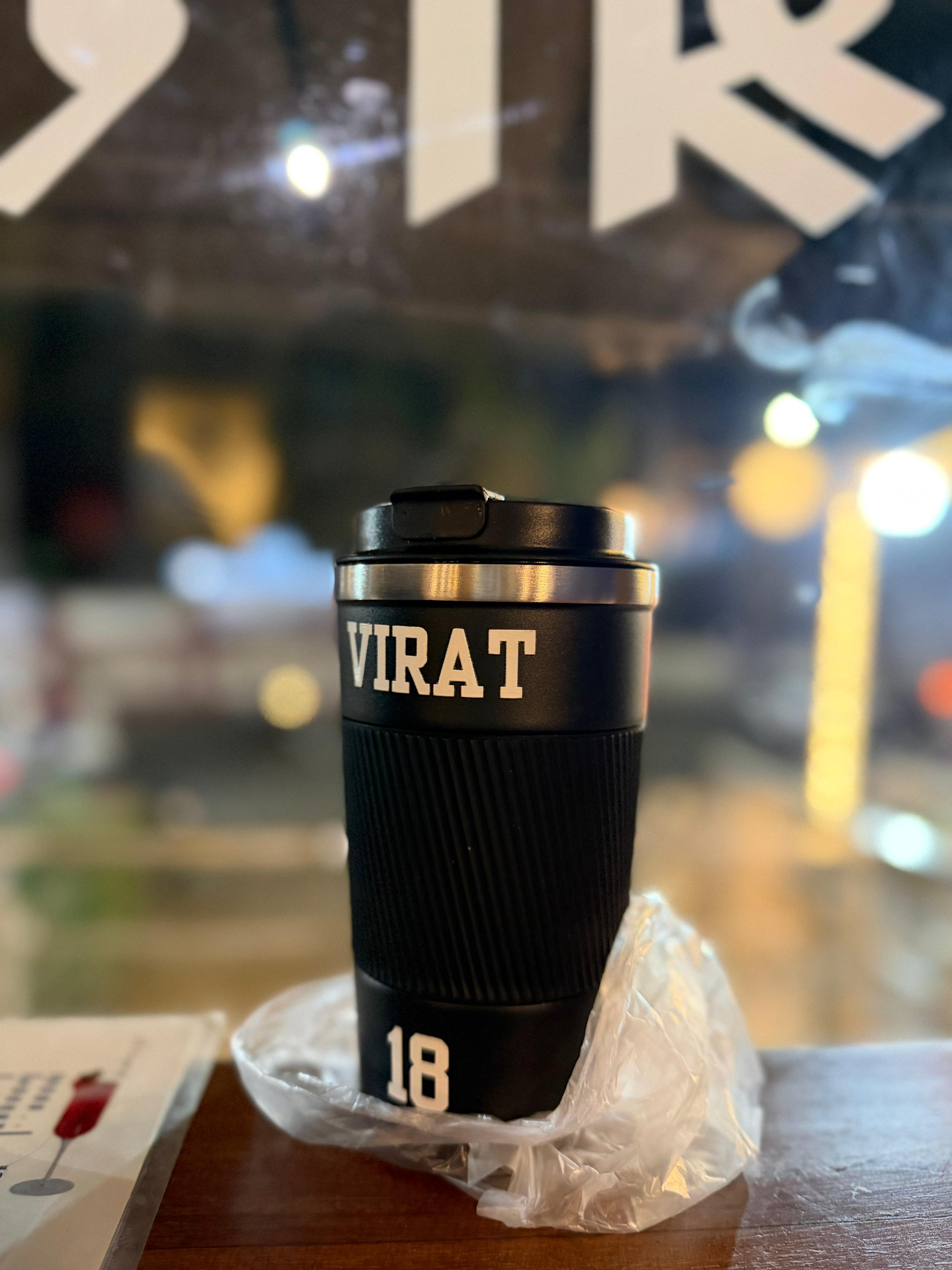 Custom sipper with name and number